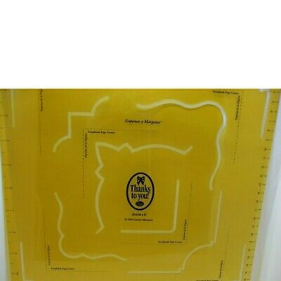 Creative Memories vintage 1999 borders yellow scrapbook accessory - Picture 3 of 9